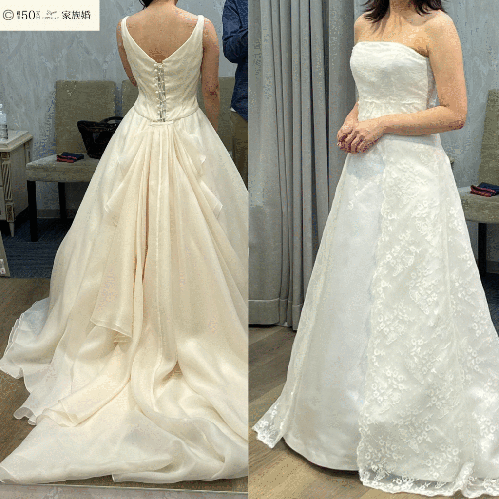 家族のみ結婚式の準備期間｜衣装試着・決定